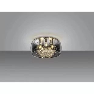Crystel lampa sufitowa z kryształkami srebrna 616700506 Trio - Lampy sufitowe - miniaturka - grafika 1