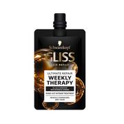 Odżywki do włosów - Schwarzkopf Ultimate Repair Weekly Therapy intensywna odżywka do włosów bardzo zniszczonych 50ml - miniaturka - grafika 1