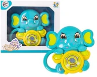 Zabawki interaktywne dla dzieci - DLA DZIECI GRAJĄCY SŁONIK NIEBIESKI - miniaturka - grafika 1