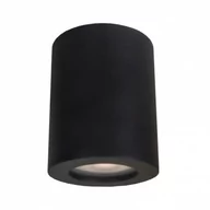 Lampy sufitowe - Italux Downlight LAMPA sufitowa FAUSTO IT8005R1-BK metalowa OPRAWA minimalistyczna tuba do łazienki IP44 czarna IT8005R1-BK - miniaturka - grafika 1