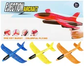Zabawki militarne - Samolot piankowy wyrzutnia 23cm 1 szt.mix - MEGA CREATIVE - miniaturka - grafika 1