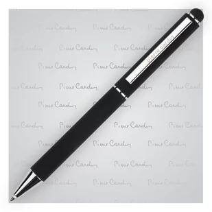 Długopis metalowy touch pen, Pierre Cardin Claudie, czarny - Długopisy - miniaturka - grafika 1