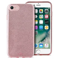 Etui i futerały do telefonów - PURO Glitter Shine Cover - Etui iPhone 8 / 7 / 6s / 6 (Rose Gold) IPC747CSHINERGOLD - miniaturka - grafika 1