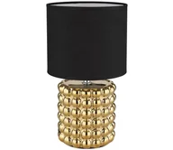 Lampy stojące - Globo 21626 - Lampa stołowa VALENTINO 1xE14/40W/230V czarna/złota - miniaturka - grafika 1