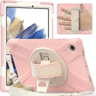 Etui do tabletów - Pancerne Etui z Uchwytem do Samsung Galaxy Tab A7 Lite T220/225 Różowe - miniaturka - grafika 1