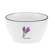 Miski i półmiski - Miseczka porcelanowa Prowansja lawenda 350 ml biały - miniaturka - grafika 1
