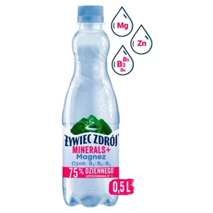 Żywiec Zdrój Minerals+ Napój gazowany 500 ml - Woda - miniaturka - grafika 1