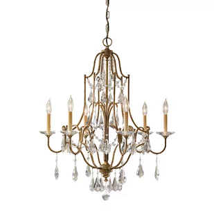Elstead Lighting Lampa wisząca VALENTINA6 FE/VALENTINA6 Lighting - Lampy sufitowe - miniaturka - grafika 1