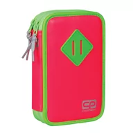 Piórniki - Patio Piórnik Piórnik dwukomorowy z wyposażeniem CoolPack Rubin Neon 66358CP WIKR-1006353 WIKR-1006353 - miniaturka - grafika 1