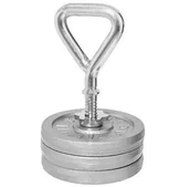 Kettlebell - Kettlebell regulowany 10 kg (gryf + obciążenie 3 x 2,5 kg) - miniaturka - grafika 1