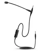 Słuchawki - Słuchawki Energy Sistem Mikrofon 1 (wysuwany mikrofon, połączenia głosowe HQ, uniwersalna kompatybilność, regulacja głośności, kabel 2 m) – czarny - miniaturka - grafika 1
