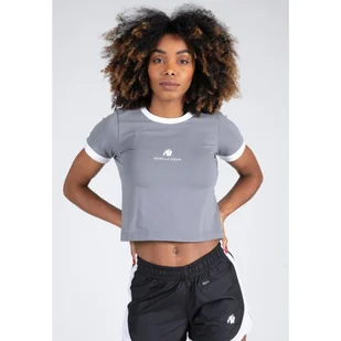 New Orleans Cropped Koszulka zary - Koszulki sportowe damskie - miniaturka - grafika 1