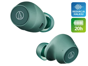 Audio-Technica ATH-CKS30TW+ (zielony) - Słuchawki - miniaturka - grafika 1