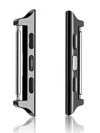 Akcesoria do smartwatchy - Adapter Do Opaski Bransolety 22mm Apple Watch 1/2/3/4/5/6/7/8/Ultra/Se 42/44/45/49mm Czarny - miniaturka - grafika 1