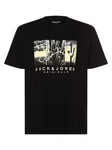 Jack & Jones - T-shirt męski  JORSplash  duże rozmiary, czarny - Koszulki męskie - miniaturka - grafika 1