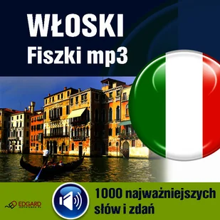 Włoski Fiszki mp3 1000 najważniejszych słów i zdań - Pozostałe książki Włoski Fiszki mp3 1000 najważniejszych słów i zdań - Pozostałe książki - miniaturka - grafika 1
