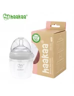 Butelki dla niemowląt - Haakaa Butelka silikonowa do karmienia gen.3 160ml Grey - miniaturka - grafika 1