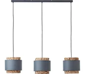 Lampy sufitowe - Brilliant - Żyrandol na lince WATERLILLY 3xE27/60W/230V szary - miniaturka - grafika 1