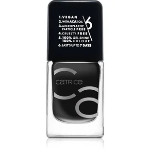 Catrice ICONails lakier do paznokci odcień 20 Black to the Routes 10,5 ml - Lakiery do paznokci - miniaturka - grafika 1