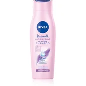 Szampony do włosów - Nivea Szampon do włosów Naturalny Połysk Mleko Proteiny Nawilża Wygładza 250ml - miniaturka - grafika 1