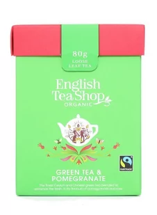 ENGLISH TEA SHOP Zielona herbata English Tea Shop Green Tea & Pomegranate 80g 6570-uniw - Herbata - miniaturka - grafika 2