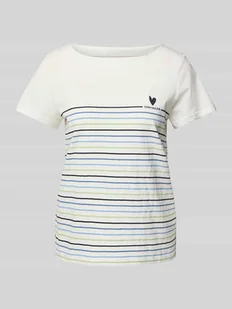T-shirt o kroju regular fit z czystej bawełny - Koszulki i topy damskie - miniaturka - grafika 1