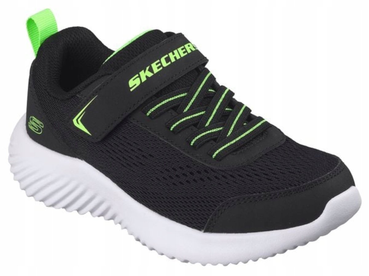 BUTY dziecięce SKECHERS 403905L-BLK sportowe siatka rzep na co dzień 27 27