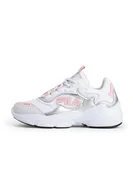 Buty dla dziewczynek - FILA Collene Logo Kids Sneakersy dziewczęce, Bia?e srebro, 30 EU - miniaturka - grafika 1