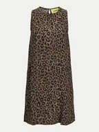 Sukienki - JJXX Sukienka letnia Mira 12268432 Brązowy Relaxed Fit - miniaturka - grafika 1
