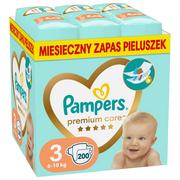 Pieluchy - Pampers Pieluszki Premium Care 3, 6-10 kg, 200 szt. - miniaturka - grafika 1