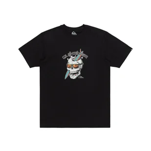 Męska Koszulka z krótkim rękawem QUIKSILVER ONE LAST SURF SS EQYZT07674-KVJ0 – Czarny - Koszulki męskie - miniaturka - grafika 1