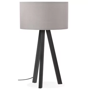 Kokoon Design Lampa stołowa Trivet Mini szaro-czarna TL00300GRBL - Lampy stojące - miniaturka - grafika 1