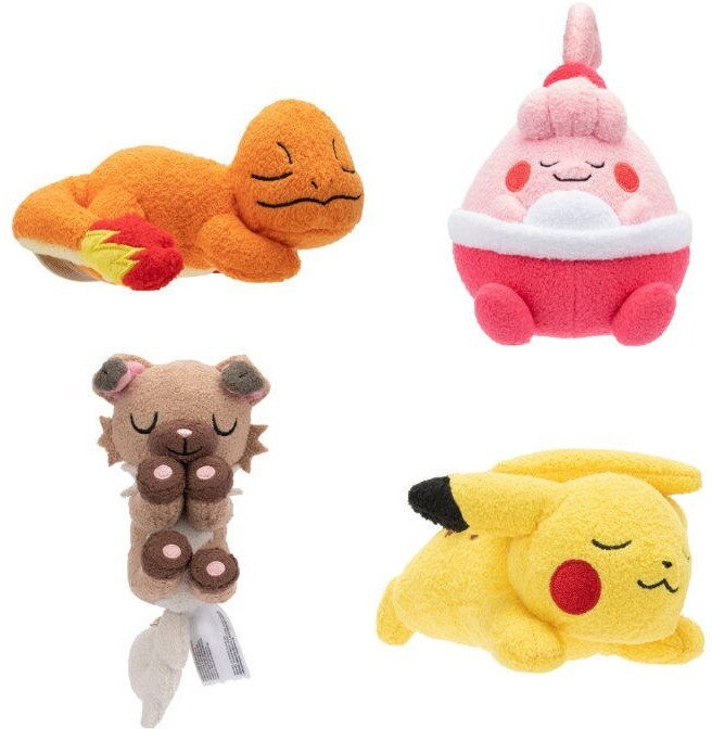 POKEMON SLEEPING PLUSH 12 CM CDU ASS - assorted
