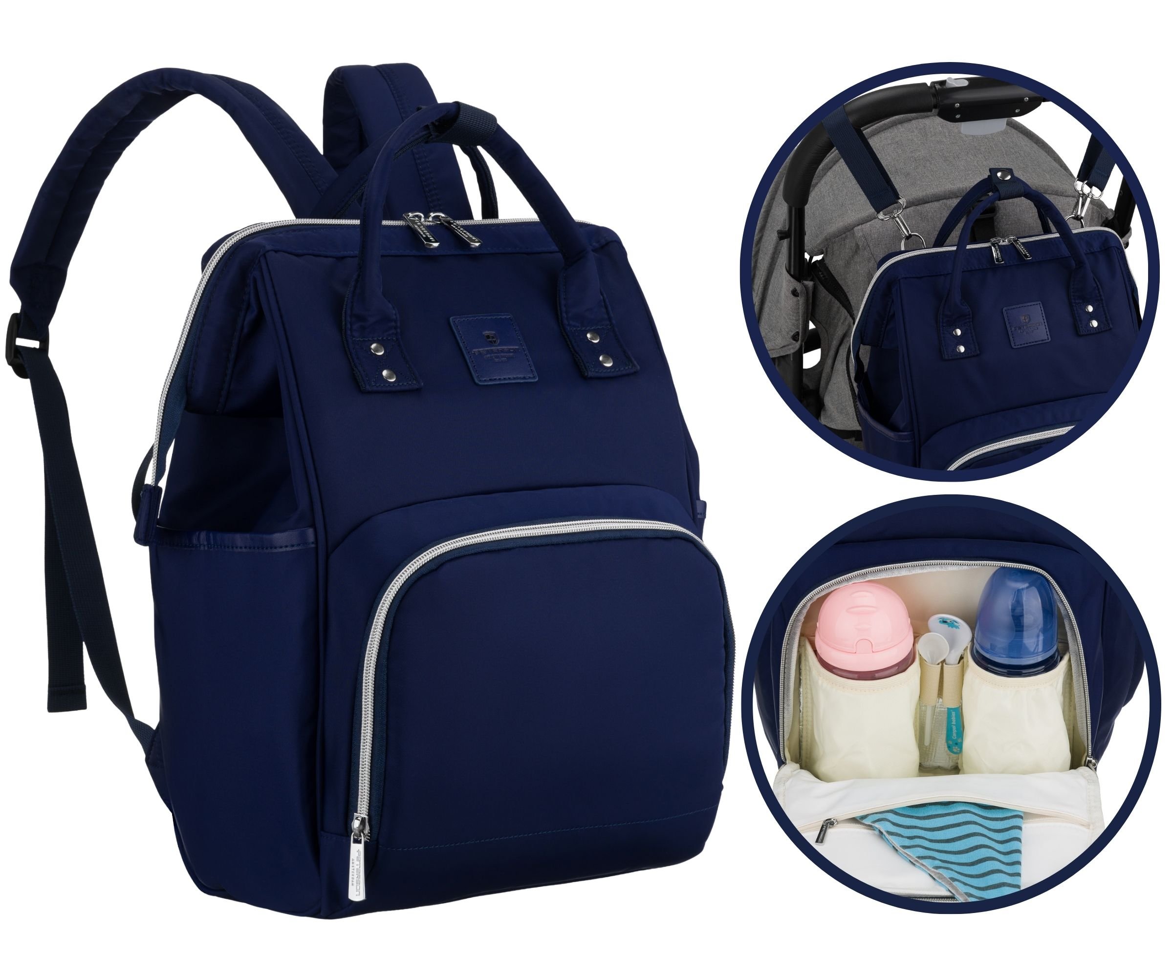 Torba do wózka plecak dla mamy taty bag na butelki chusteczki Peterson