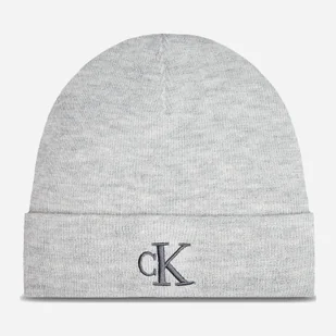 Czapka beany damska Calvin Klein K60K612319 One Size Szara (8720639567355) - Czapki damskie - miniaturka - grafika 1