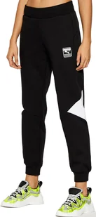 Spodnie dresowe damskie Puma Rebel Pants L czarne - Dresy damskie - miniaturka - grafika 1