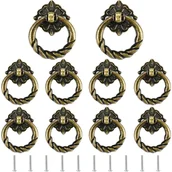 Zawiasy, okucia i inne akcesoria - Uchwyty do szuflad, 10 szt., antyczny brąz, do szafek kuchennych - miniaturka - grafika 1