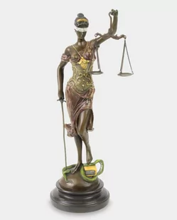 Temida 40 cm Rzeźba z Brązu Kolor - Figurki dekoracyjne Temida 40 cm Rzeźba z Brązu Kolor - Figurki dekoracyjne - miniaturka - grafika 1