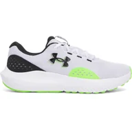 Buty sportowe męskie - Męskie buty do biegania Under Armour UA Charged Surge 4 - białe - miniaturka - grafika 1