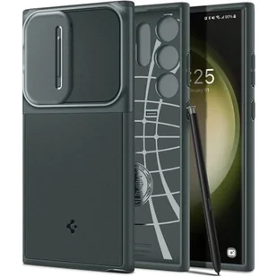 Etui Spigen Optik Armor do Samsung Galaxy S23 Ultra Abyss Green - Etui i futerały do telefonów - miniaturka - grafika 1