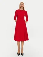 Sukienki - Rinascimento Sukienka koktajlowa CFC0120015003 Czerwony Regular Fit - miniaturka - grafika 1