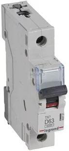 Legrand 403727 WYŁĄCZNIK NADPRĄDOWY S 301 1P D 63A 6000A SERII TX3 - Bezpieczniki elektryczne - miniaturka - grafika 1