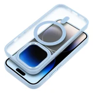 Etui i futerały do telefonów - Futerał Matte Mag Cover kompatybilny z MagSafe do IPHONE 11 PRO MAX niebieski - miniaturka - grafika 1