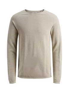Jack & Jones Sweter "Hill" w kolorze beżowym - Swetry męskie - miniaturka - grafika 1