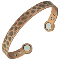 Bransoletki - Bransoletka miedziana damska magnetyczna zdrowotna - miniaturka - grafika 1