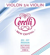 Akcesoria do instrumentów smyczkowych - Corelli Struny Violin Crystal D Stabilon-Nylon/Srebro oplecione 3/4 3703M - miniaturka - grafika 1