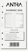 Kalendarze - Wkład kalendarzowy 2026 B6 Dns - kalendarz - miniaturka - grafika 1