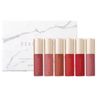 Błyszczyki do ust - Dear Dahlia Dear Dahlia Paradise Dream Velvet Lip Mousse Mini 6 Set Red Collection - miniaturka - grafika 1