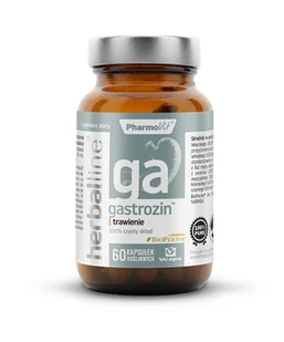PharmoVit HerbalLine Gastrozin trawienie 60kaps - Układ pokarmowy - miniaturka - grafika 1