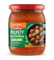 Sosy w słoikach - Pulpety wegańskie w sosie o smaku pieczeniowym 470g - Primavika - miniaturka - grafika 1